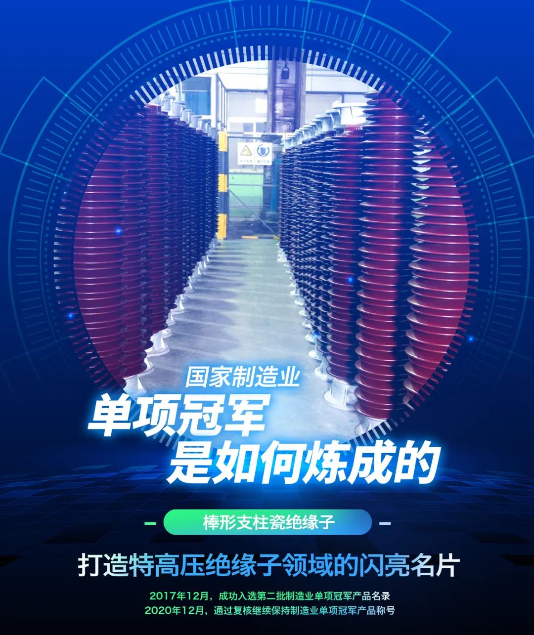 		制造业单项冠军“炼成记” | 中材电瓷：特高压棒形支柱瓷绝缘子，，，，打造耀眼的“电瓷手刺”_国际交流_CA88集团有限公司	